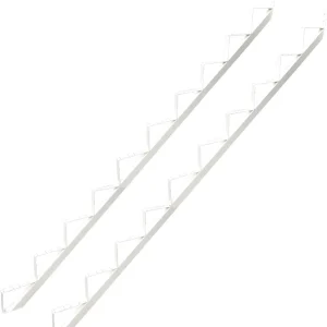 Treppenrahmen 10 stufig Geschosshöhe 186cm weiss